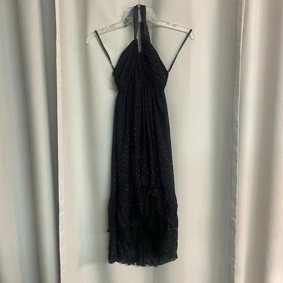 NWT H&M black strapless ( with tie around neck)size 4 - Picture 2 of 8